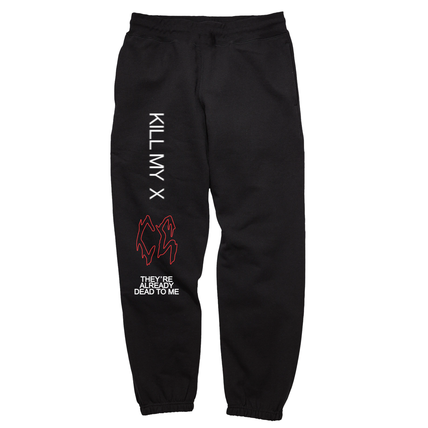 Say You Love Me Sweatpants - Black